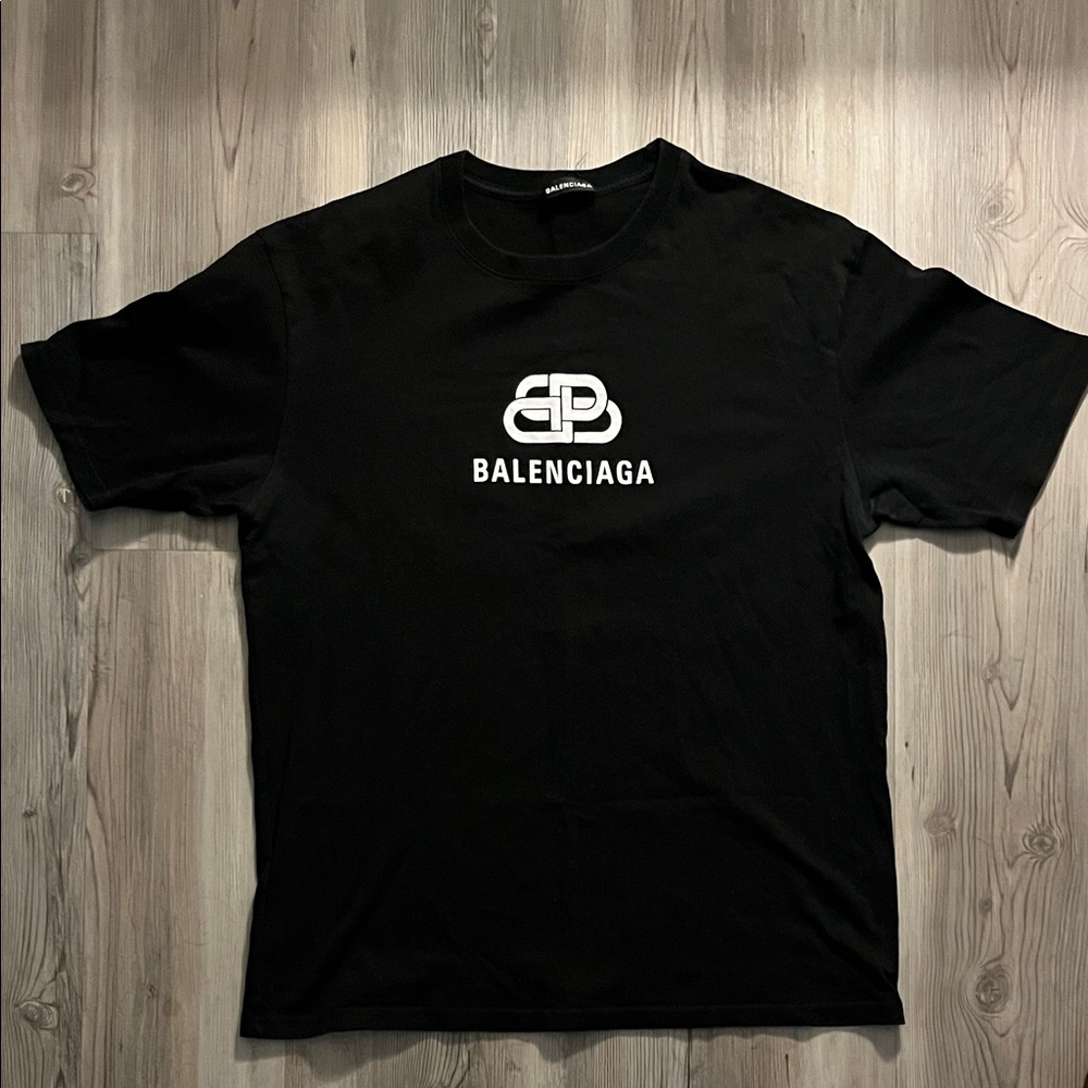 Balenciaga Black Short Sleeve Tee